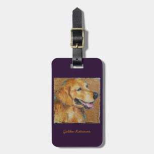 Golden retrievergeldbeutel, Gepäckanhänger oder