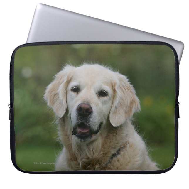 Golden retrieverHeadshot 2 Laptopschutzhülle (Vorderseite)