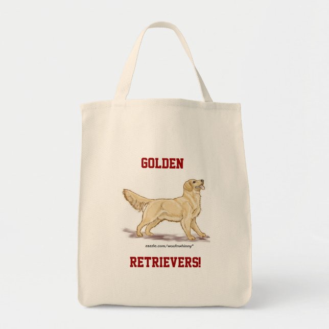 Golden Retrievers! Tragetasche (Vorne)