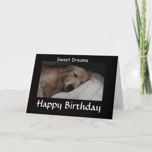 Golden Retriver Sweet Dreams Karte