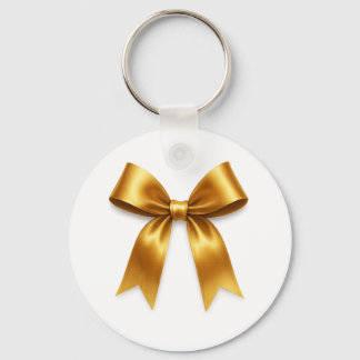 Golden Ribbon Pattern — Elegant Minimal Luxury Schlüsselanhänger