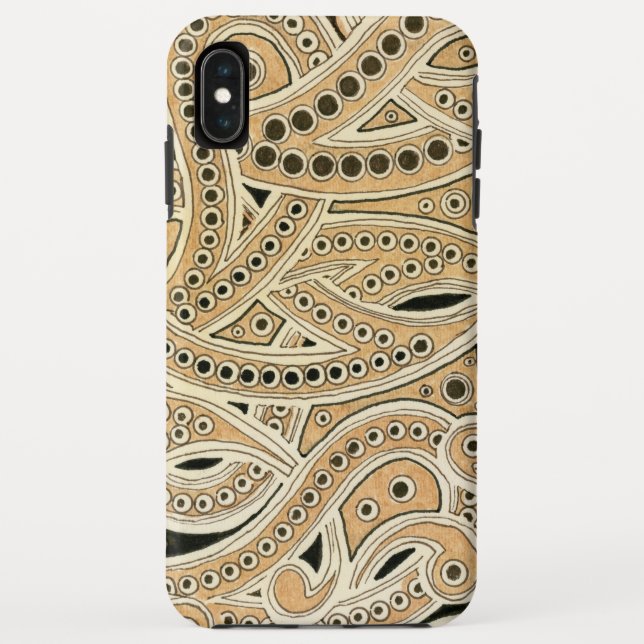 Golden Ribbons iPhone Case (Rückseite)