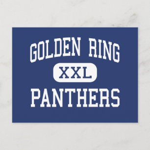 Golden Ring Panthers Mittelbaltimore Postkarte