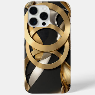 Golden Rings Abstrakt Art - Modernes Luxus Design Case-Mate iPhone Hülle