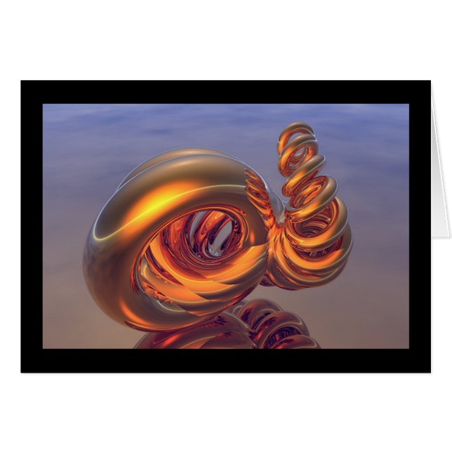 Golden Rings Card (Vorderseite (Horizontal))