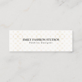 Golden Rings Mini Visitenkarte