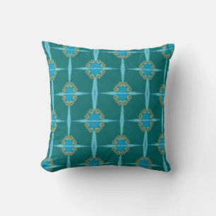 Golden Rings Throw Kissen
