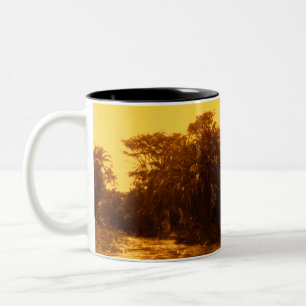 Golden River Gallery Forest Vintage Zweifarbige Tasse
