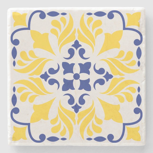 Golden Riviera Design Steinuntersetzer (Vorderseite)