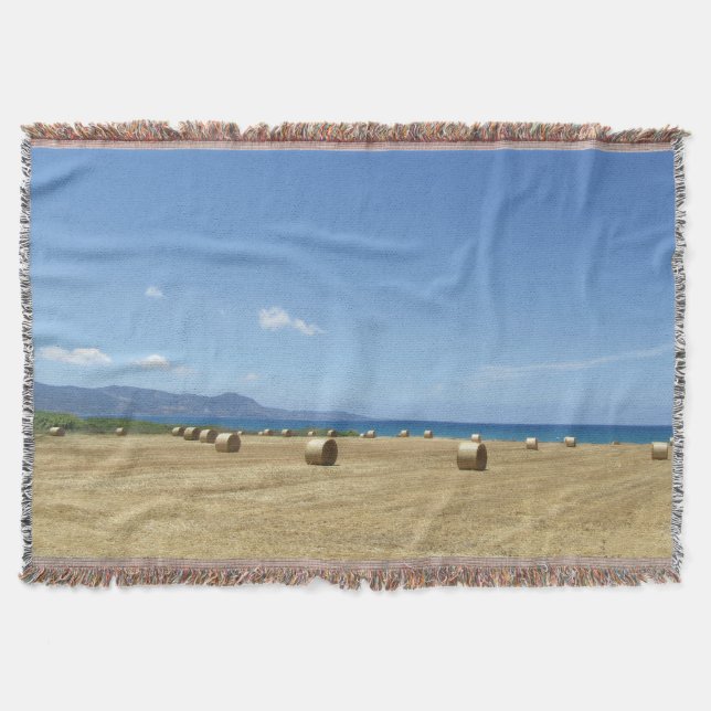 Golden Rolls of Hay and Deep Blue Sea Design Decke (Vorderseite)