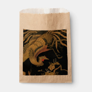 Golden Rooster Bird Japanisch Klassische Antike Geschenktütchen