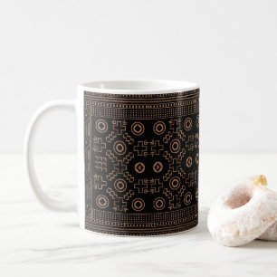Golden Roots: Marokkanisches Schwarz & Stamm Elega Kaffeetasse
