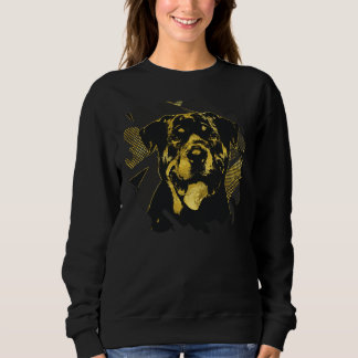 Golden Rottweiler Metzgerhund Digital Sweatshirt