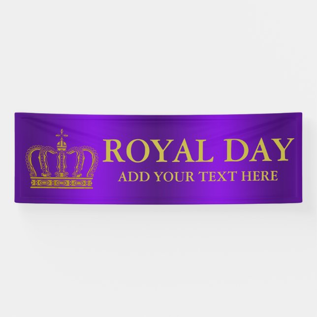 Golden Royal Crown I + Ihr Backgr. Ideen Banner (Horizontal)