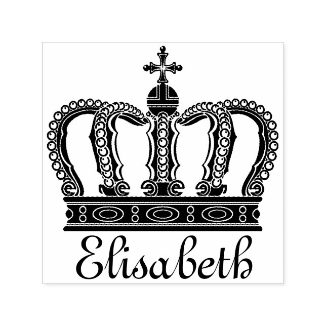 Golden Royal Crown I + Ihr Backgr. Ideen Permastempel (Design)