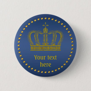 Golden Royal Crown + Ihr Backgr. Ideen Button