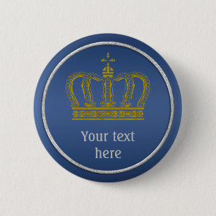 Golden Royal Crown + Ihr Backgr. Ideen Button
