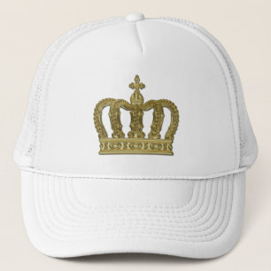 Golden Royal Crown II + your backgr & ideas Truckerkappe
