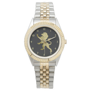 Golden Royal Lion Armbanduhr