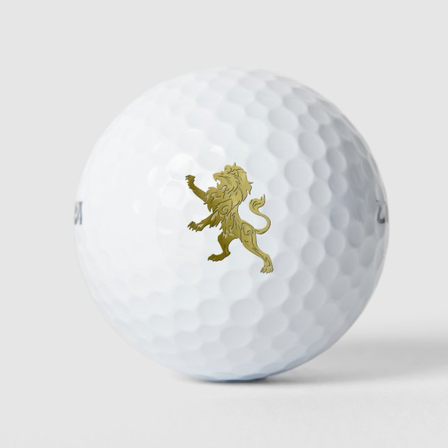Golden Royal Lion Golfball (Vorderseite)
