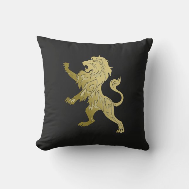 Golden Royal Lion Kissen (Vorderseite)