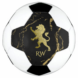 Golden Royal Lion Monogram Fußball