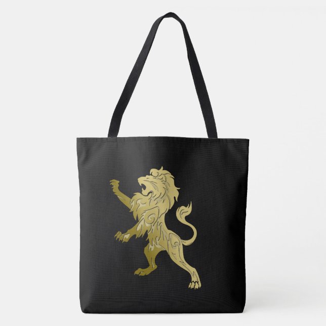 Golden Royal Lion on Black (Vorderseite)