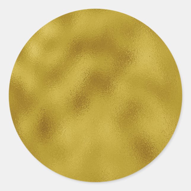 Golden Runder Aufkleber (Vorderseite)