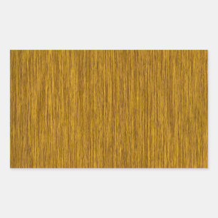 Golden Rustic Grainy Holz Hintergrund Rechteckiger Aufkleber