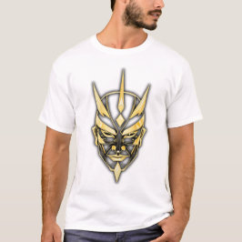 Golden Samurai Maske T-Shirt