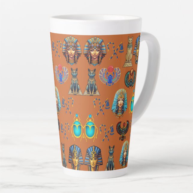 Golden Sands Revival: Authentic Egyptian Antiquity Milchtasse (Rechte Ecke)