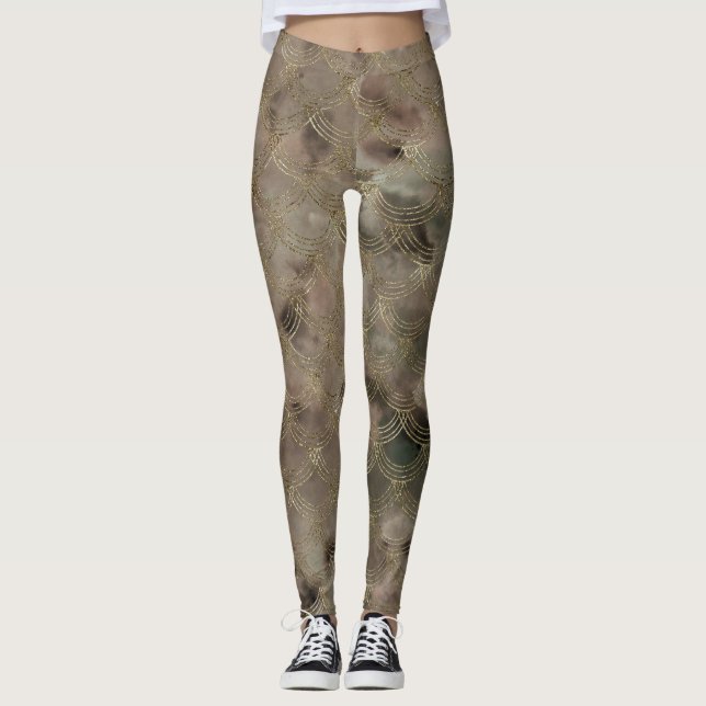 Golden Scales Glam 2 Leggings (Vorderseite)