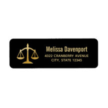 Golden Scales of Justice Theme Design