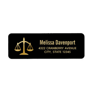 Golden Scales of Justice Theme Design