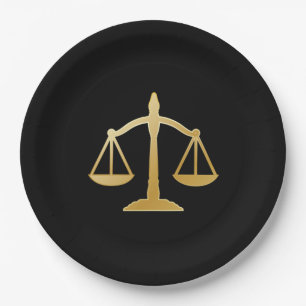 Golden Scales of Justice Theme Design Pappteller