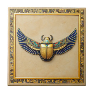 Golden Scarab Fliese