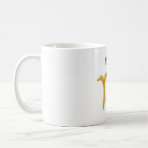 Golden Scorpio Astrologie Symbol Kaffeetasse