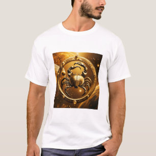 "Golden Scorpio Cosmos: Planetales T-Shirt" T-Shirt