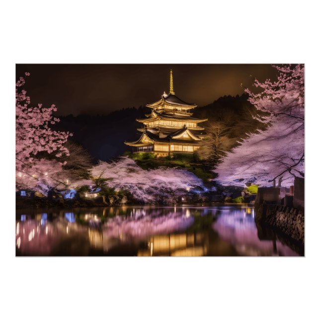 Golden Serenity of Kinkaku-ji Poster (Vorderseite)