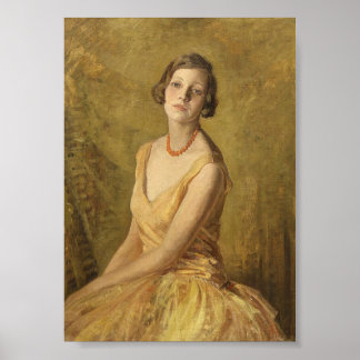 Golden Serenity Poster