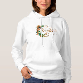 Golden Shamrock St. Patrick's Day Eleganz Erwachse Hoodie