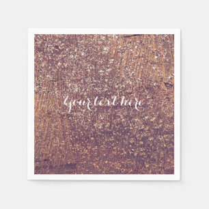 Golden Shimmer Glam Imitate Glitzer Geburtstagspar Serviette