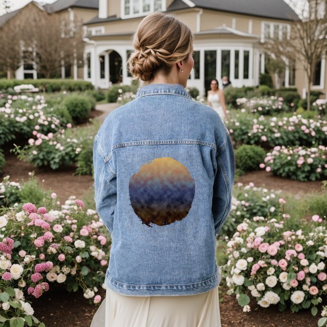 Golden Shoreline Jeansjacke (Hochzeit Rückseite)