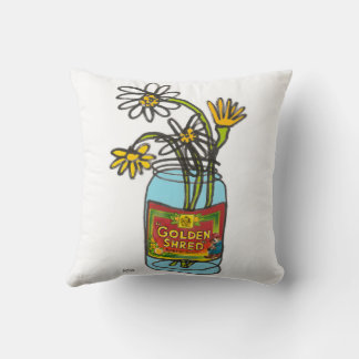 Golden Shred Marmalade mit Blume im Wasser Kissen