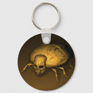 Golden Skull Bug Schlüsselanhänger