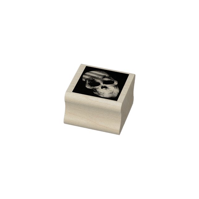 Golden Skull Halloween-Party Gummistempel (Stempel)