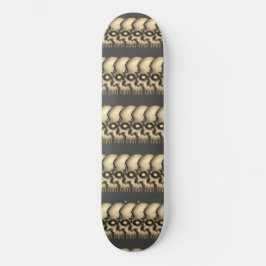 Golden Skulls Skateboard