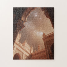 Golden Sky Courtyard - Starlit Serenity