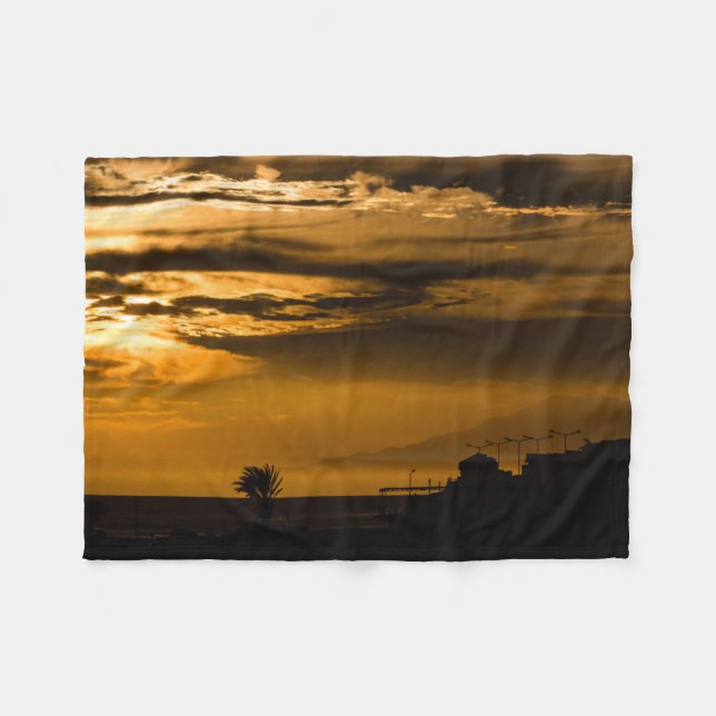 Golden Sky Fleecedecke (Vorderseite (Horizontal))