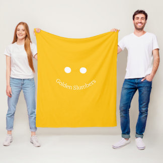 "Golden Slumbers"-Fleece-Decke Fleecedecke